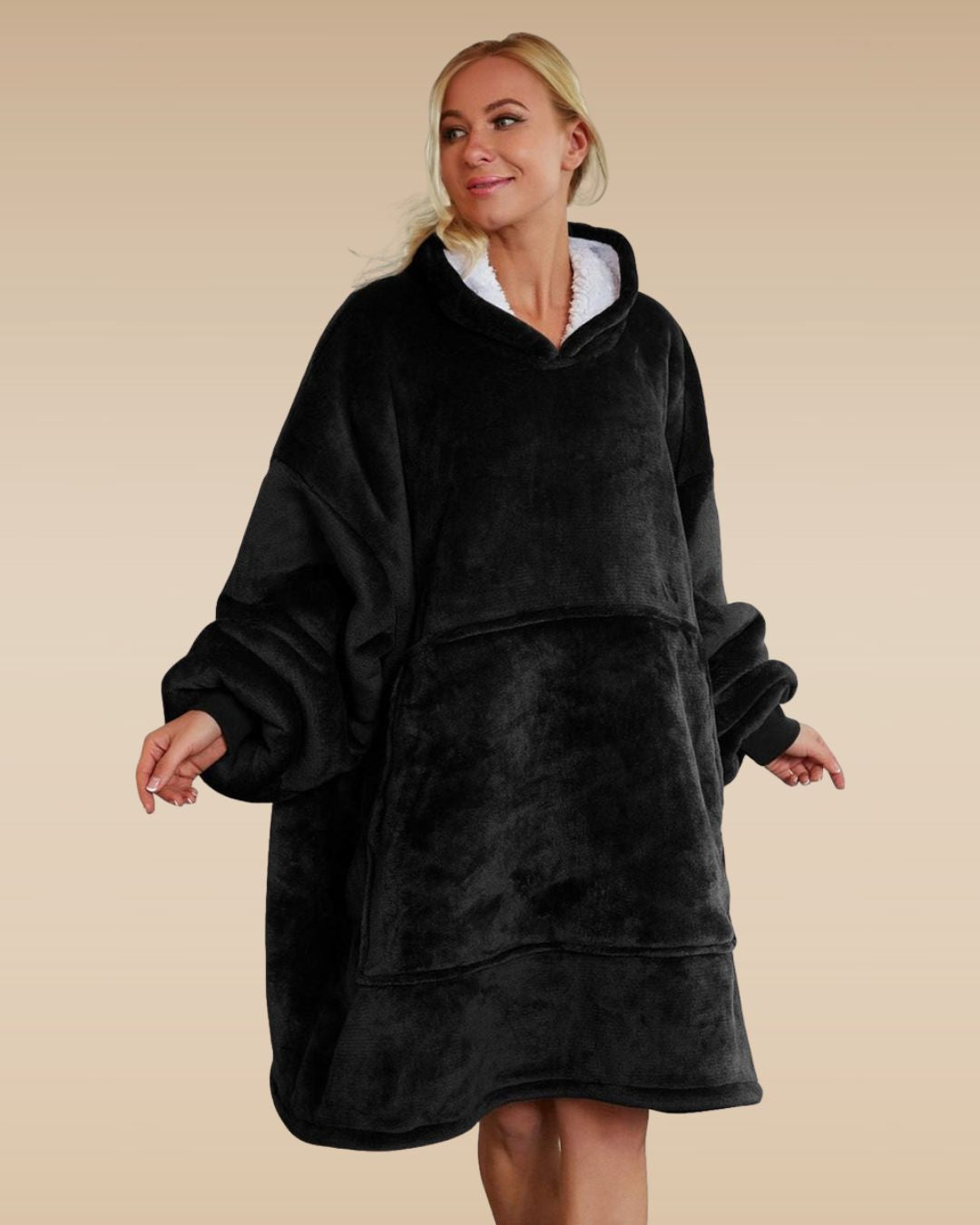 Knuzie | Fleece Deken Met Mouwen