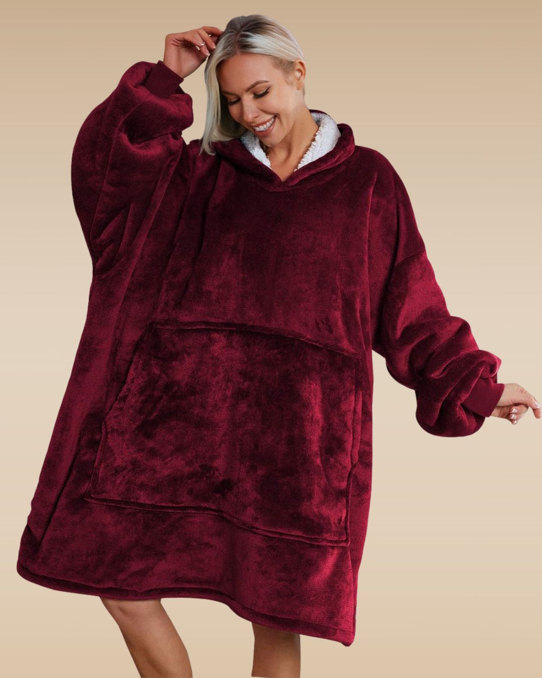 Knuzie | Fleece Deken Met Mouwen