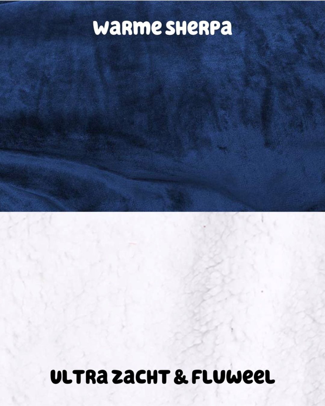 Knuzie | Fleece Deken Met Mouwen