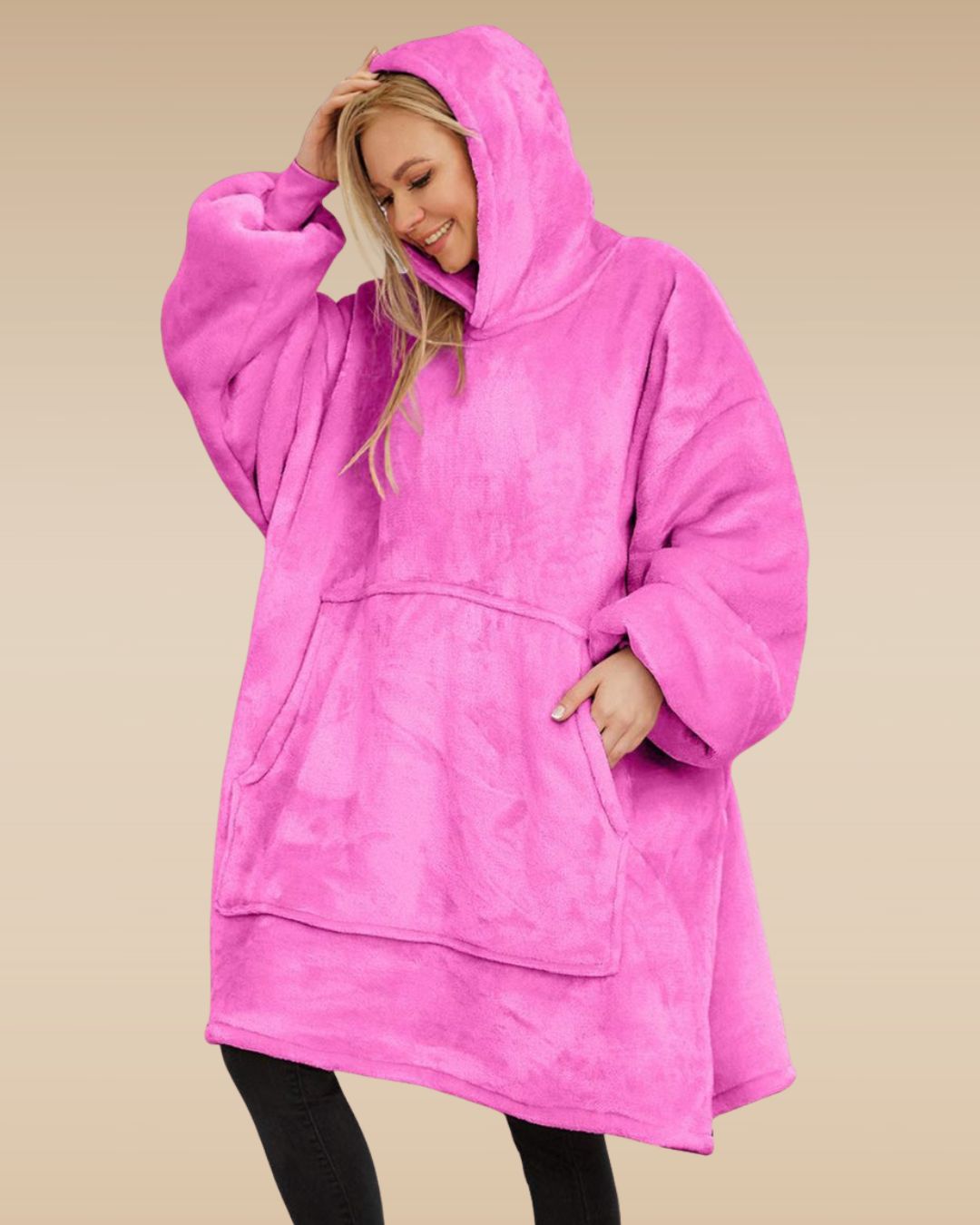 Knuzie | Fleece Deken Met Mouwen