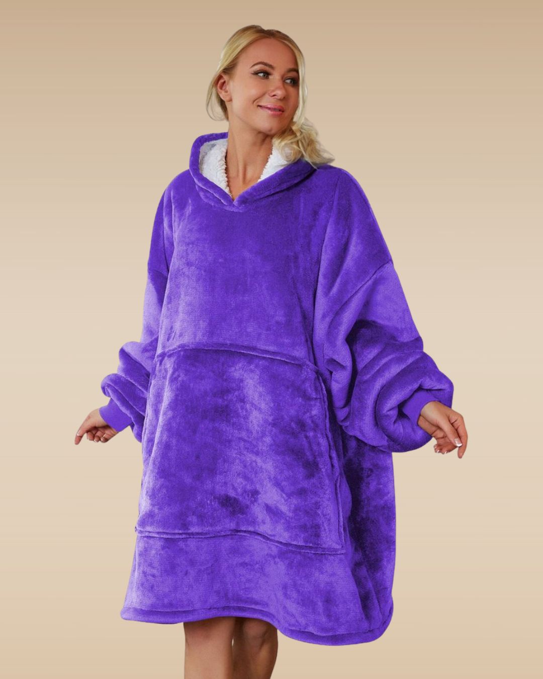 Knuzie | Fleece Deken Met Mouwen