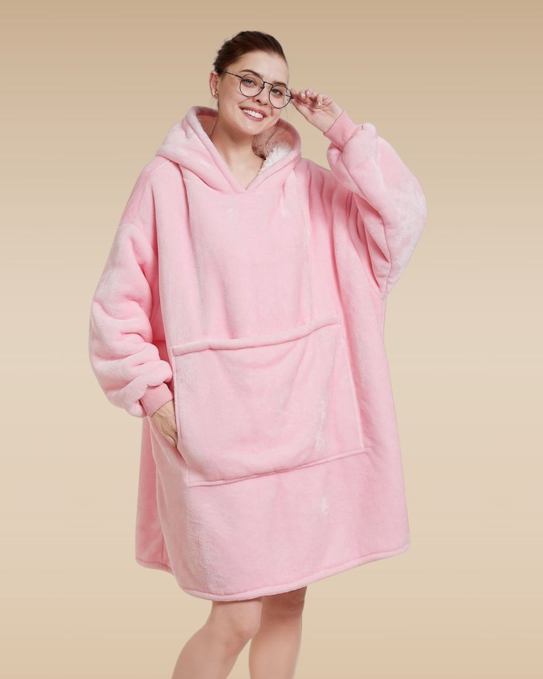 Knuzie | Fleece Deken Met Mouwen